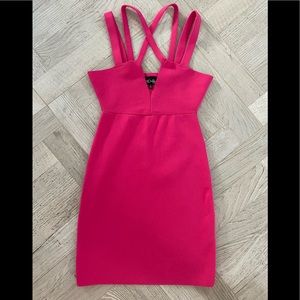 NBD SLEEVELESS, FUSCHIA DRESS